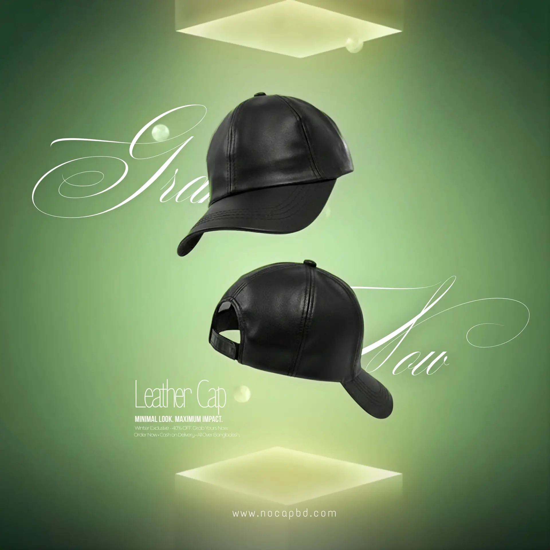 Leather Cap